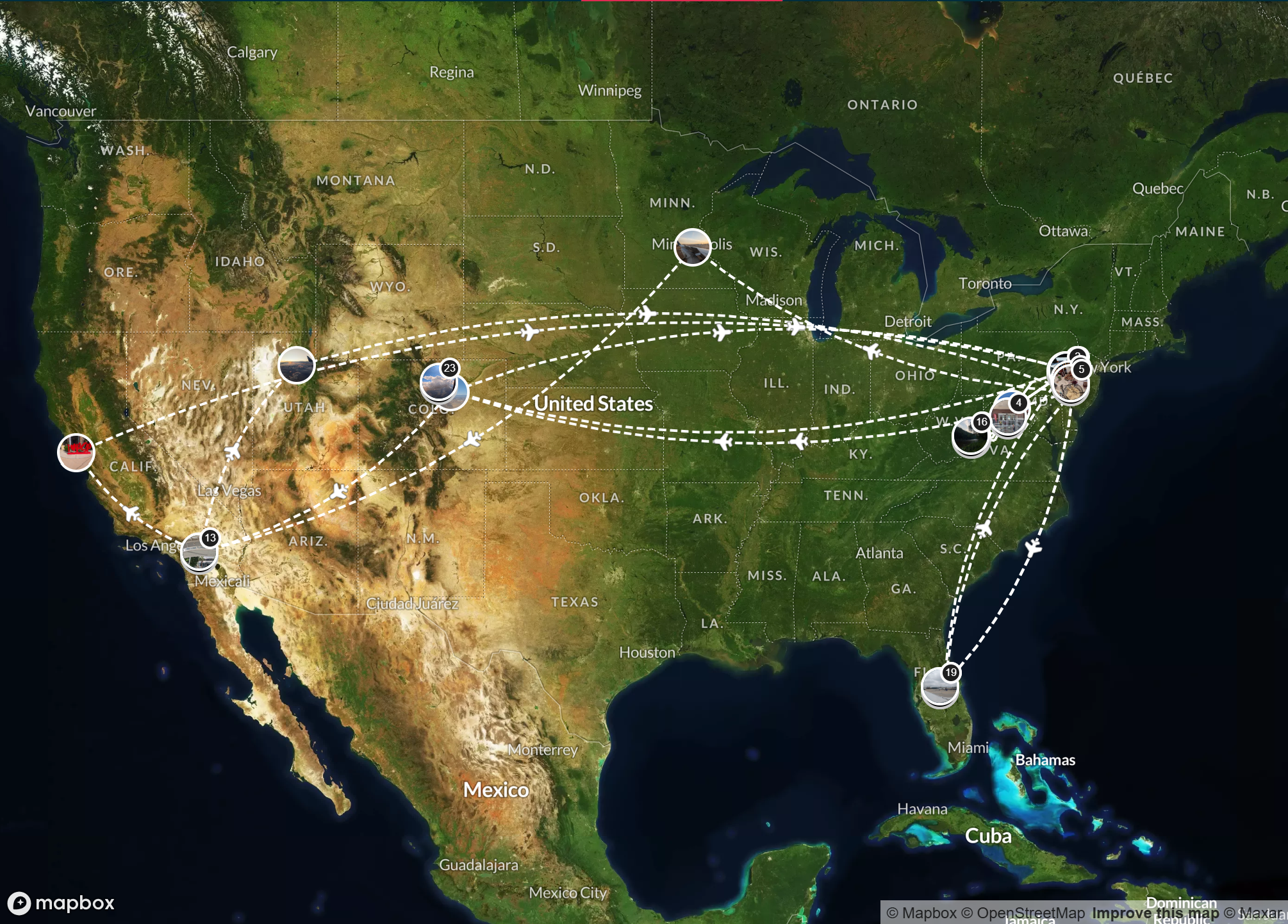 Some Previous Travel